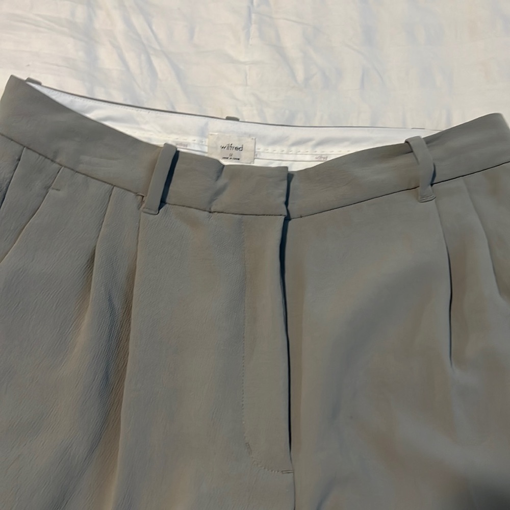 Aritzia Wilfred Grey Effortless Pants Trouser Office Wear